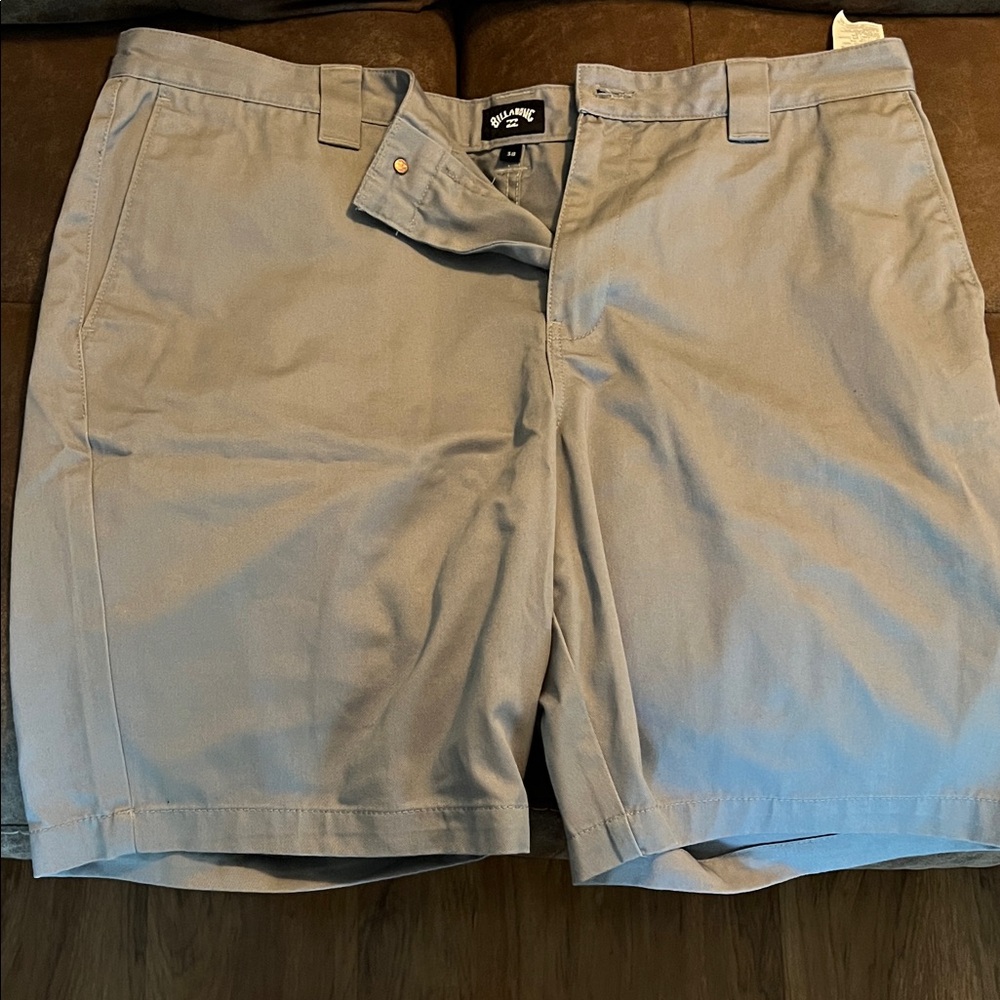 Billabong Men's Tan Flat Front Shorts